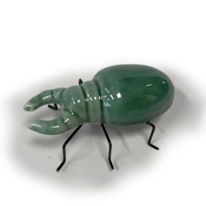 Keramisk dekoration - skalbagge