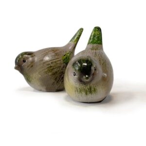 keramisk fågel dekoration